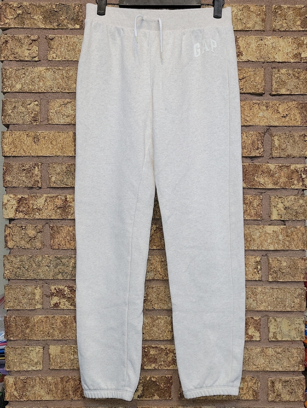 GAP Kids Jogger Sweatpants Cream Size XXL 14/16
